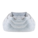 Rosewood pehmopeti vaalea siniharmaa S 46x36cm