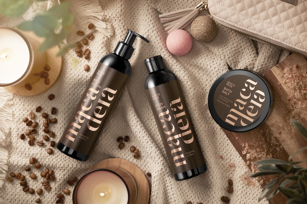 Macadeia vartalovoide 300ml Relaxing Coffee  