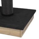 Ecomfy Tower kissan raapimapuu pedillä musta 120cm