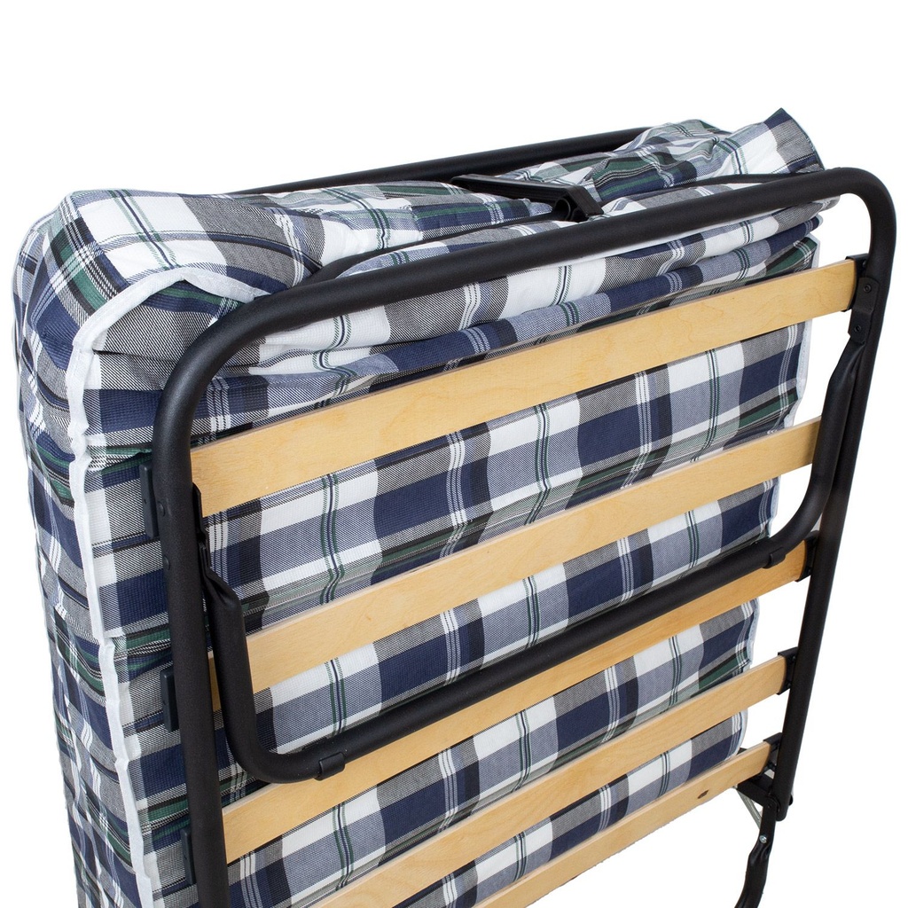 Taitettava varavuode BERGAMO 80x190cm, patjan paksuus 10cm