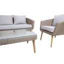 Garden furniture set NORWAY coffee table, sofa, 2 chairs