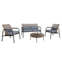 Garden furniture set SARRAN table, sofa, 2 chairs