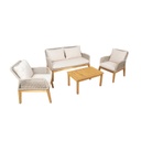 Garden furniture set FLORIDA table, sofa and 2 armchairs