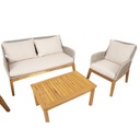 Garden furniture set FLORIDA table, sofa and 2 armchairs