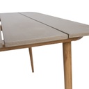 Table NORWAY 147x90xH73cm, beige