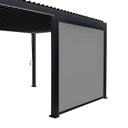 Pull-down screen for gazebo MIRADOR-111 3m, grey