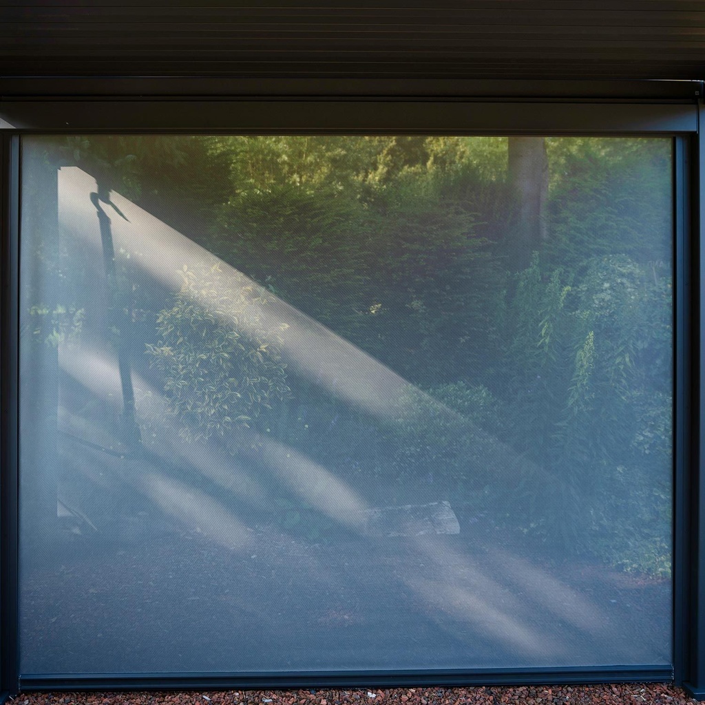 Pull-down screen for gazebo MIRADOR-111 3m, grey