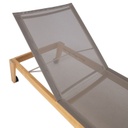 Deck chair BALI beige