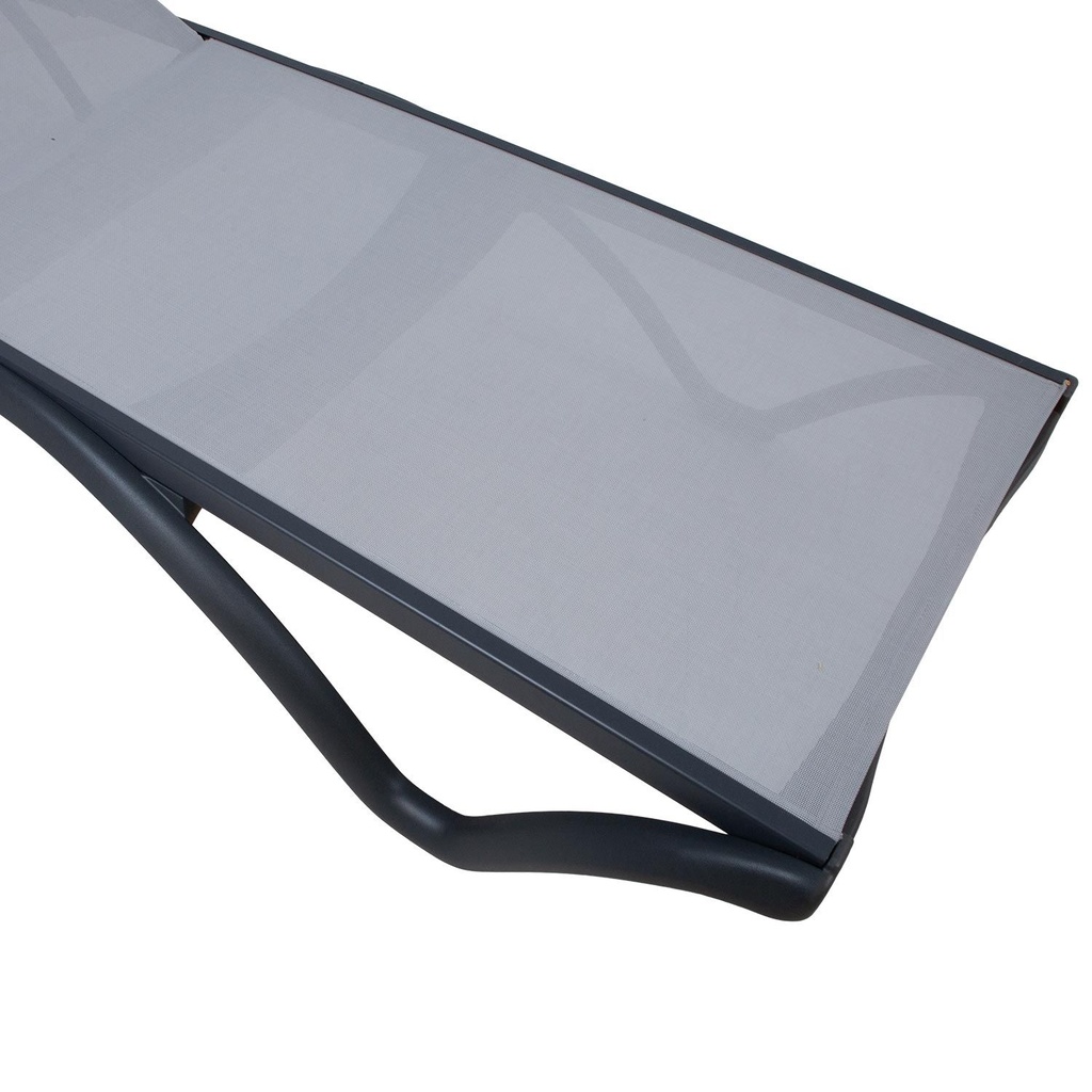 Deck chair KIWI grey