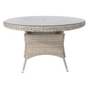 Table ASCOT D121xH75cm, grey