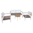 Garden furniture set FIRENZE table, bench, 2 chairs