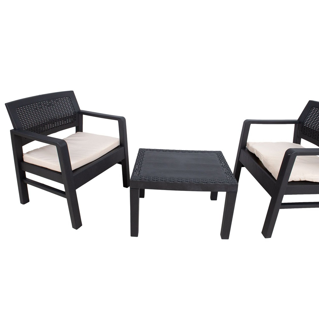 Garden furniture set KRAKA table, 2 chairs