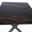 Table BEIDA 70x70xH72cm, brown