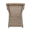 Armchair KATALINA 62x62xH83cm, natural rattan