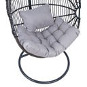 Hanging chair FOLDY dark grey