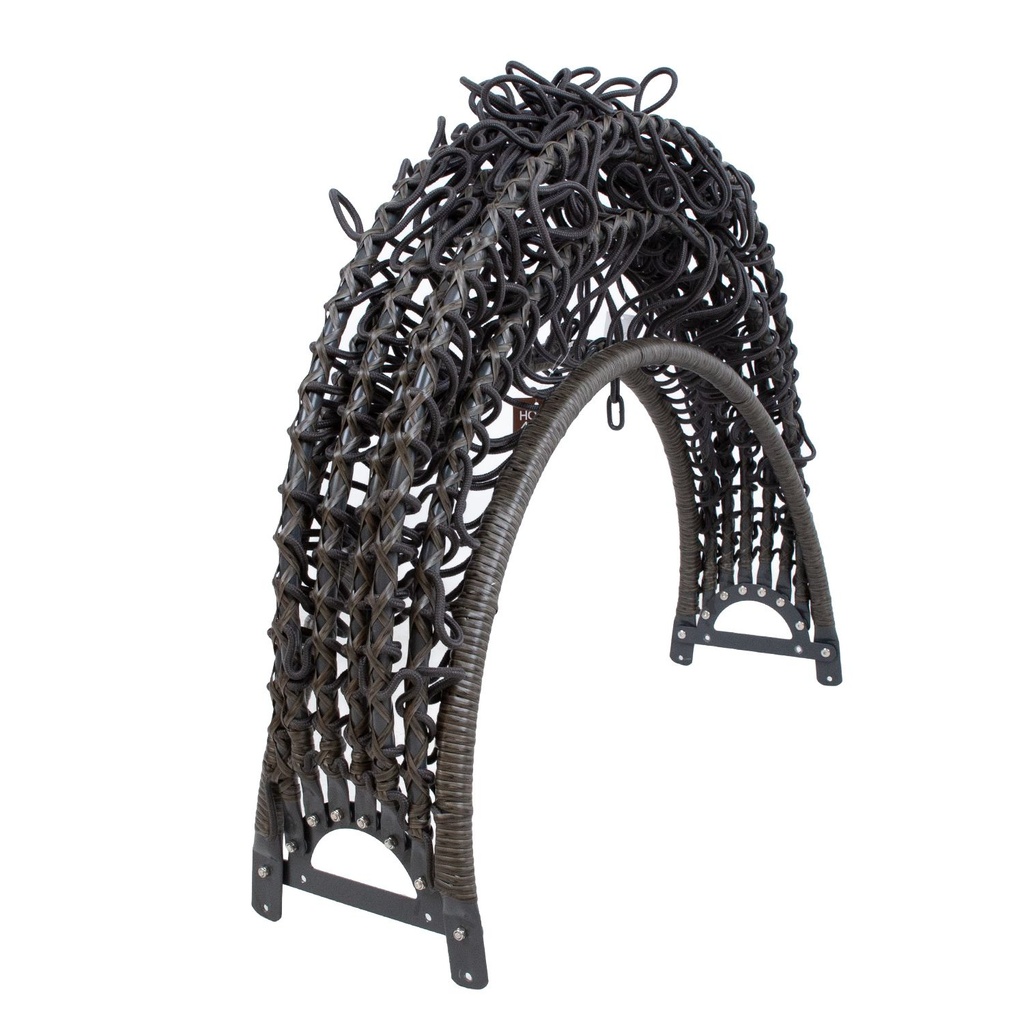 Hanging chair FOLDY dark grey