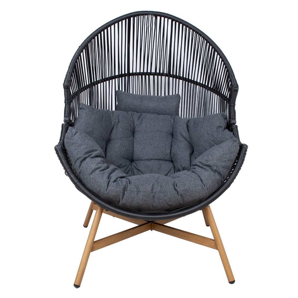 Leisure chair HELSINKI black