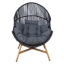 Leisure chair HELSINKI black