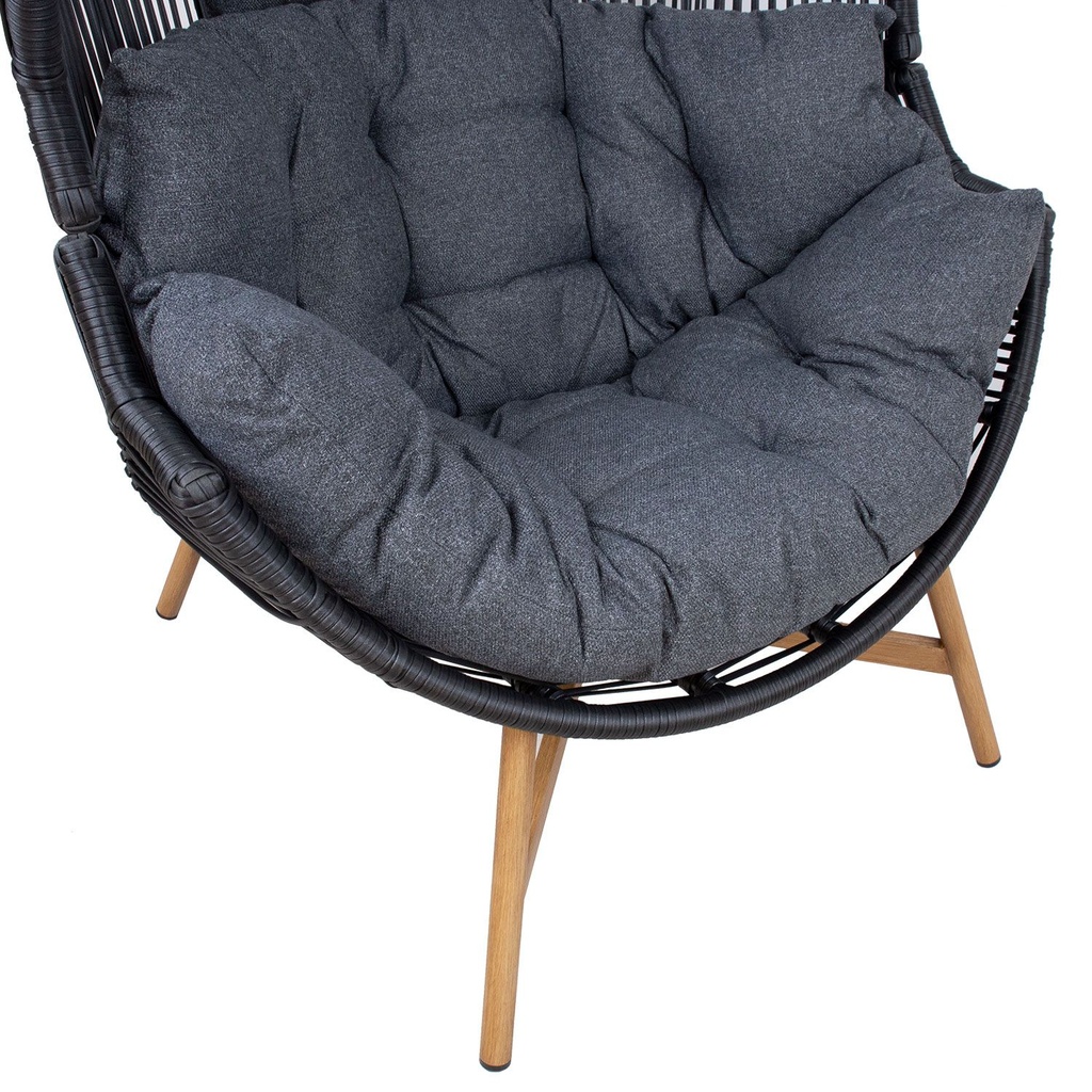 Leisure chair HELSINKI black