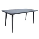 Table WALES 160x80xH75,5cm, dark grey