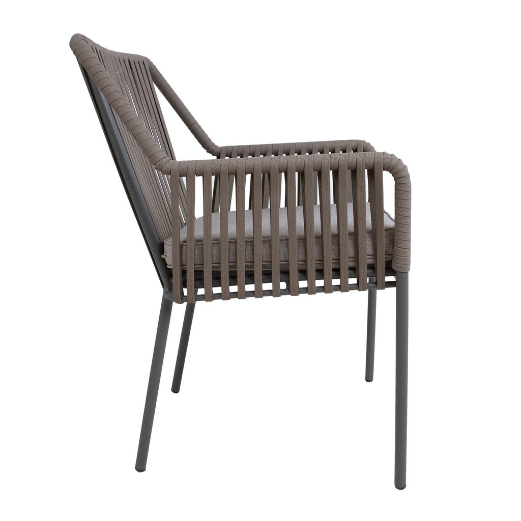 Chair ANDROS grey/taupe