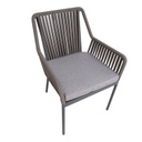 Chair ANDROS grey/taupe