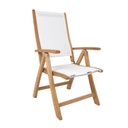 Dining set MALDIVE table, 6 foldable chairs