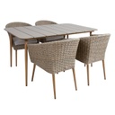Garden furniture set NORWAY table, 4 chairs