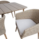 Garden furniture set NORWAY table, 4 chairs