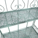 Shelf MINT 59x31xH117cm, antique green