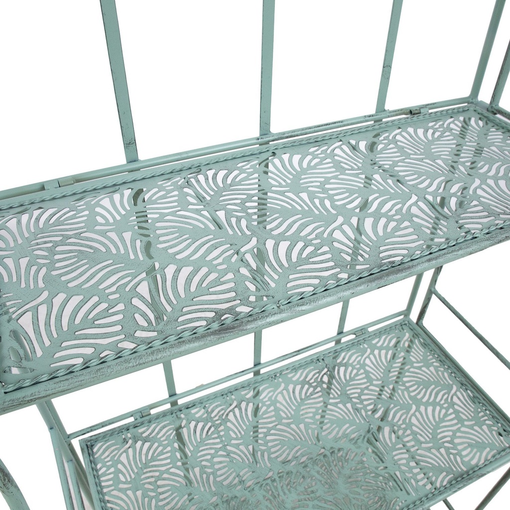 Shelf MINT 60x32xH156cm, antique green