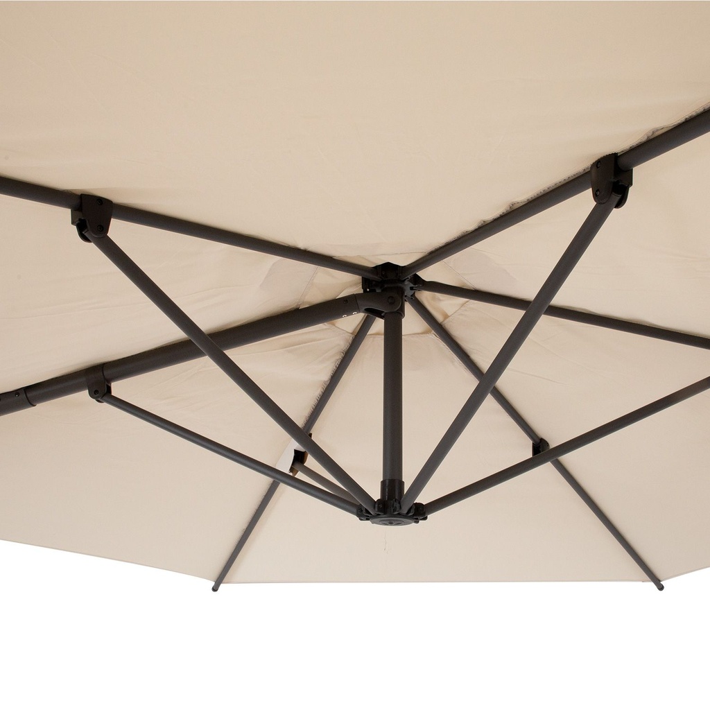 Parasol ROMA D3xH2,6m, beige