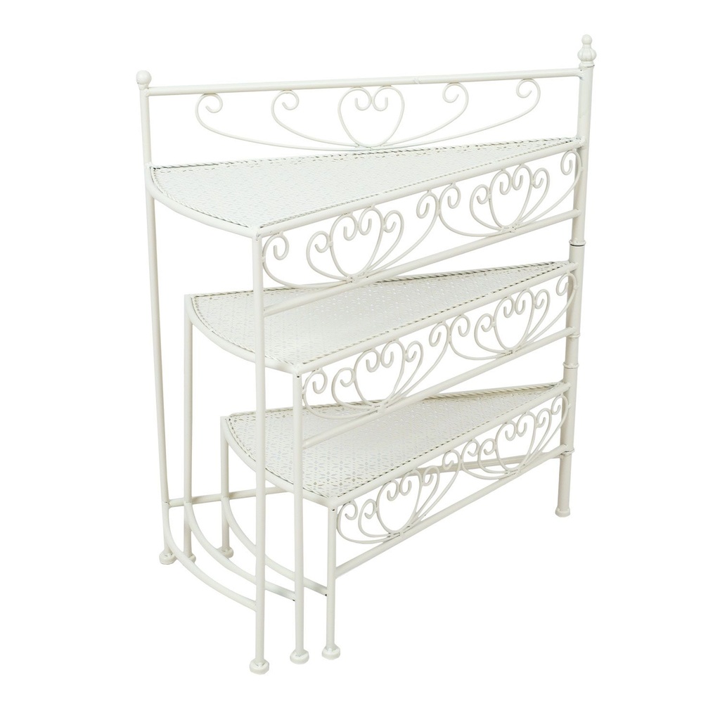 Shelf SANDY 55x30xH66cm, antique white