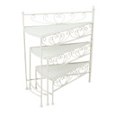Shelf SANDY 55x30xH66cm, antique white