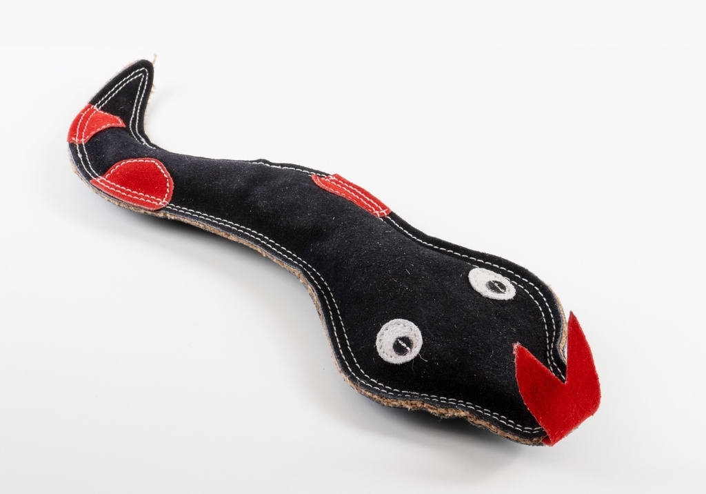 Viksu koiranlelu nahkainen käärme 38cm