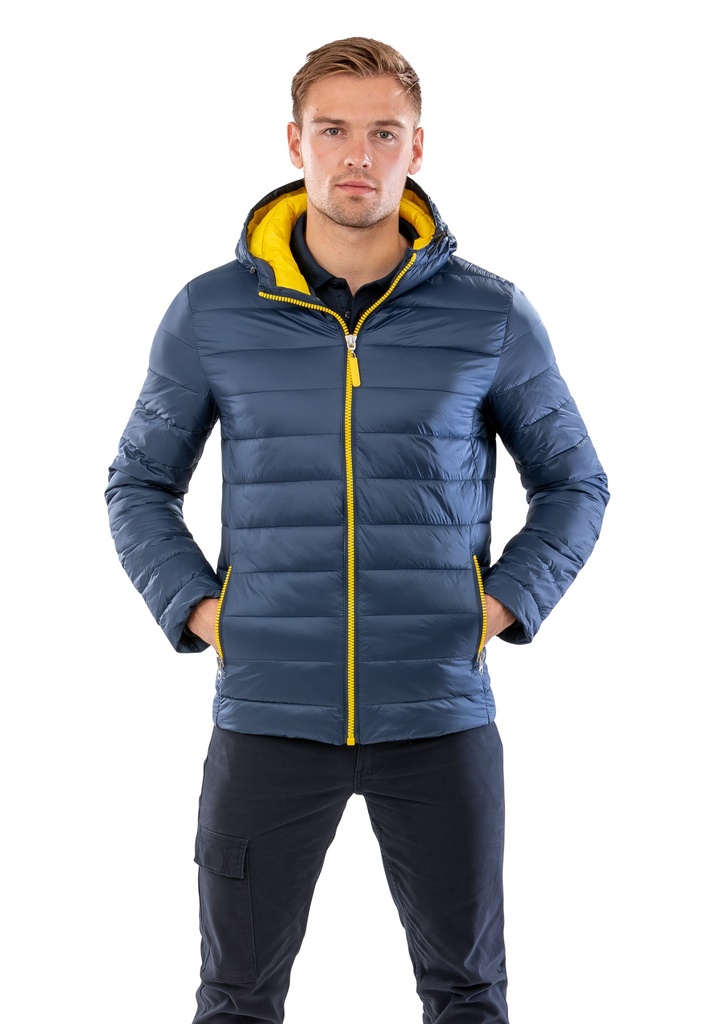 Toppatakki Result Snowbird, vettä hylkivä, navy / keltainen miesten 3XL       