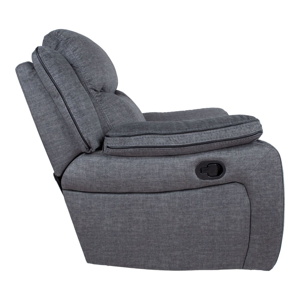 Recliner armchair GENTRY manual, grey