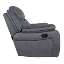 Recliner armchair GENTRY manual, grey