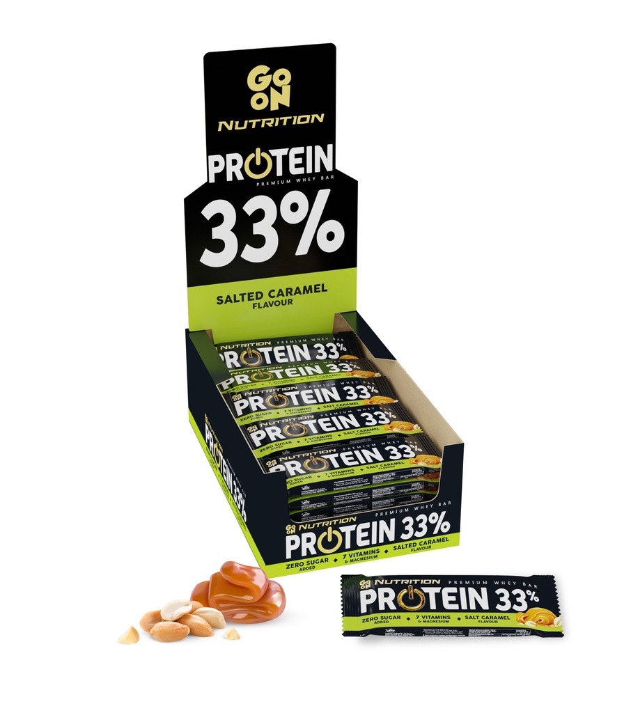 Go On Nutrition proteiinipatukka 33% suolainen kinuski 50g
