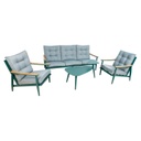 Puutarharyhmä CAVINE pöytä, sohva, 2 tuolia