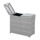 Apupöytä ASCOT ulkokäyttöön 67x34x60cm