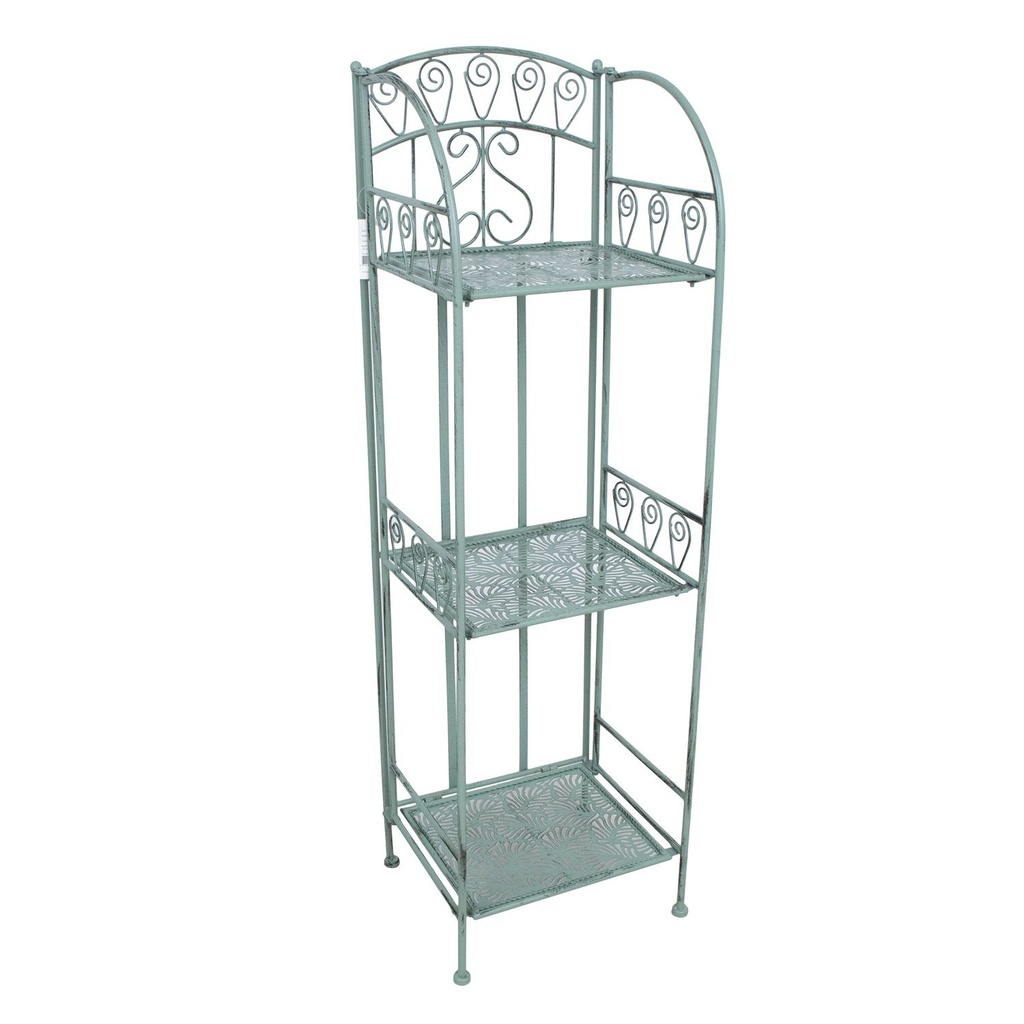 Hylly MINT ulkokäyttöön 34x30xK112cm, vihreä