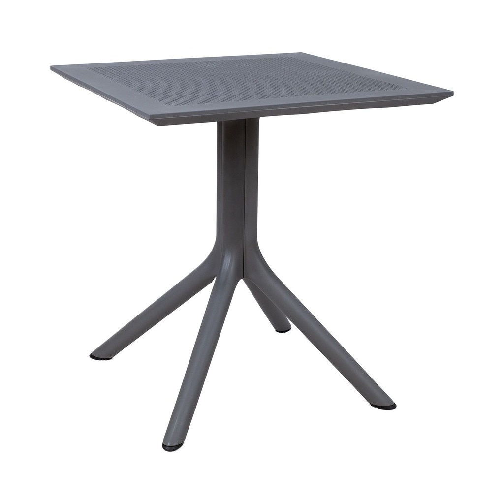 Puutarhapöytä DURIAN 70x70xK75cm, harmaa