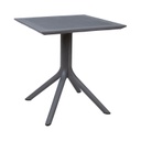 Puutarhapöytä DURIAN 70x70xK75cm, harmaa