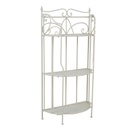 Hylly SANDY ulkokäyttöön 58x28xK114cm, valkoinen