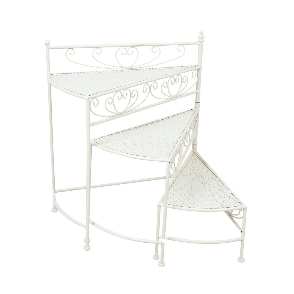 Hylly SANDY ulkokäyttöön 55x30xK66cm, valkoinen