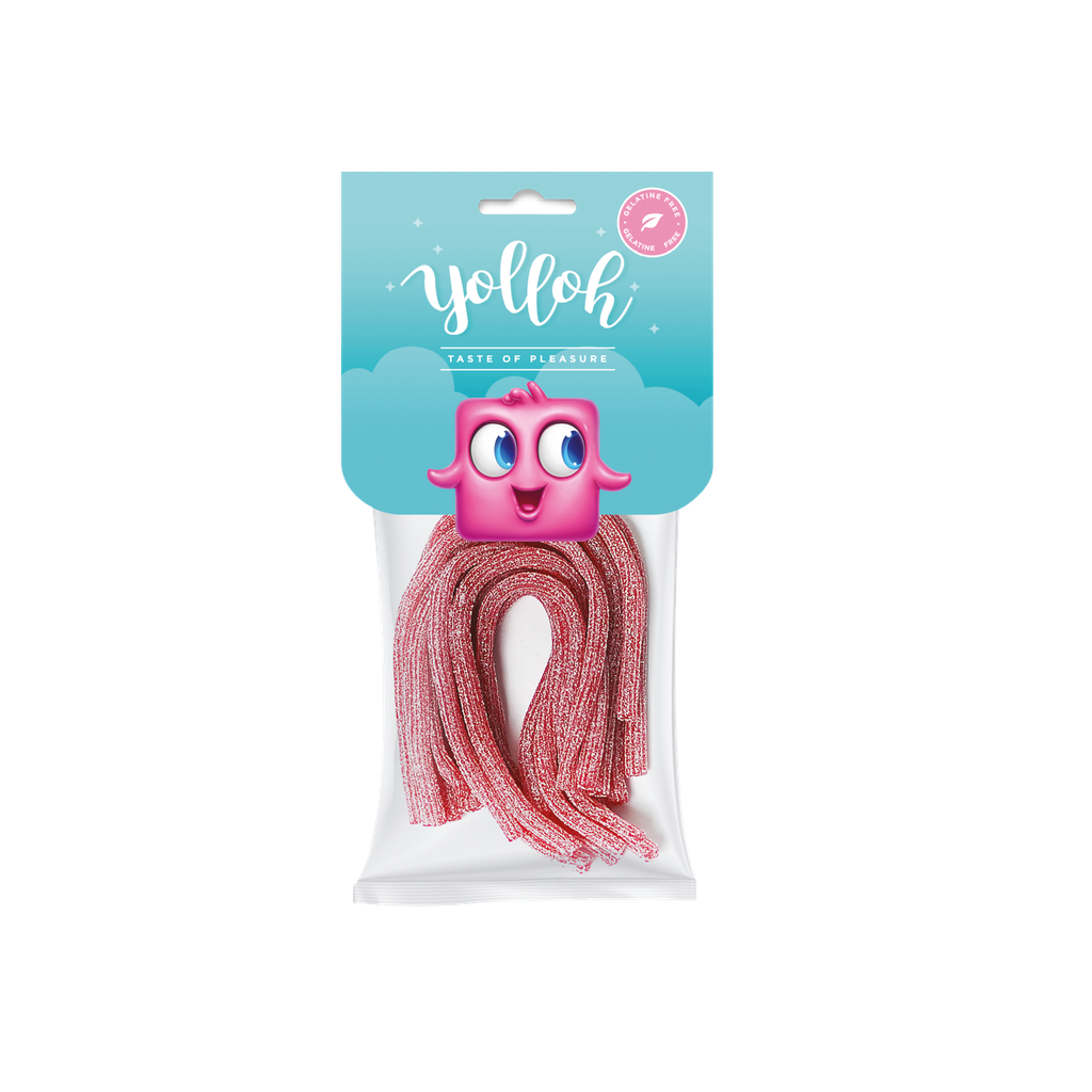 Yolloh kirpeät hedelmäputket gelatiiniton 70g