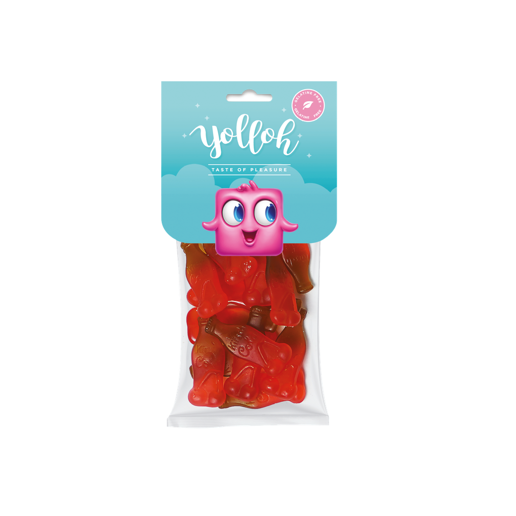 Yolloh kirsikkakolakarkit gelatiiniton 125g