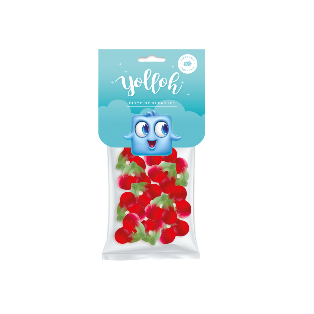 Yolloh kirsikkakarkit sokeriton 100g