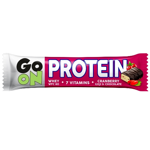 Go On proteiinipatukka karpalo &amp; goji 50g